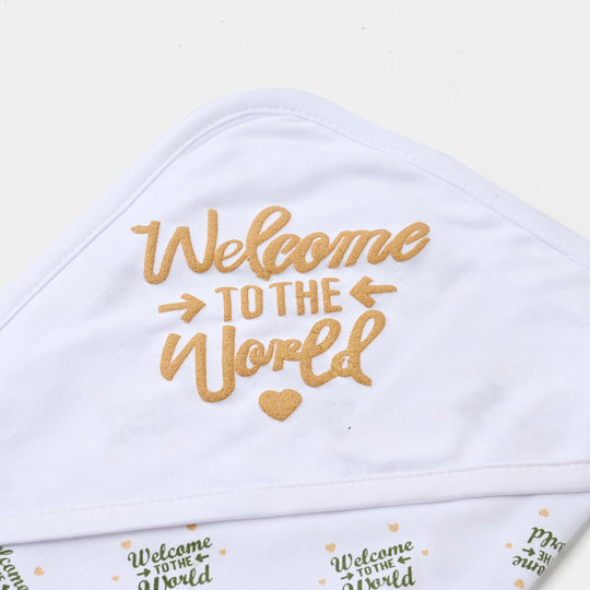 Baby Wrapping Sheet Glitter Welcome To The World