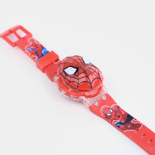 Digital Wristwatch with Flip Cover