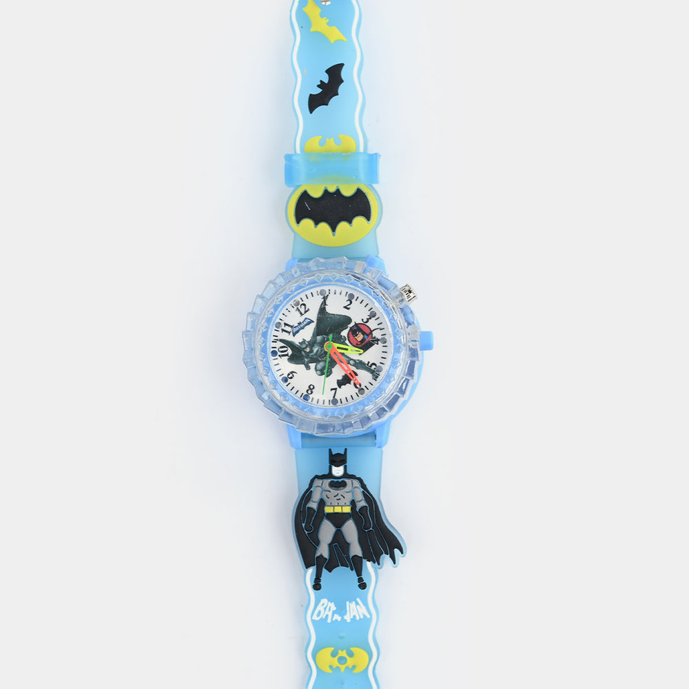 Boys Light-Up Spinner Analog Wrist Watch