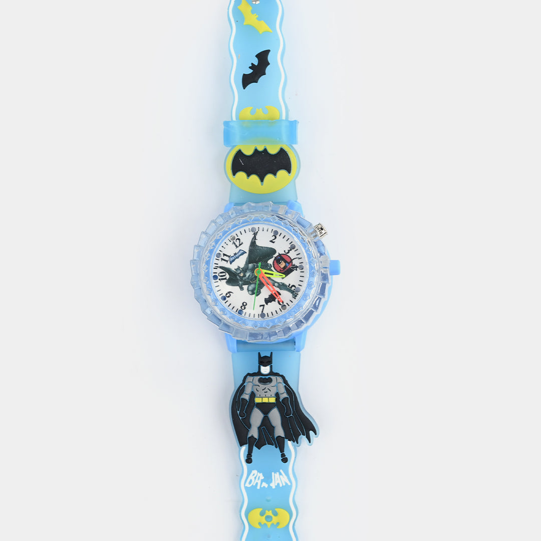 Boys Light-Up Spinner Analog Wrist Watch