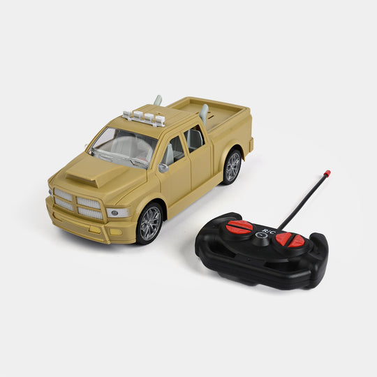 Remote-Controlled Pickup Truck with Flashing Lights