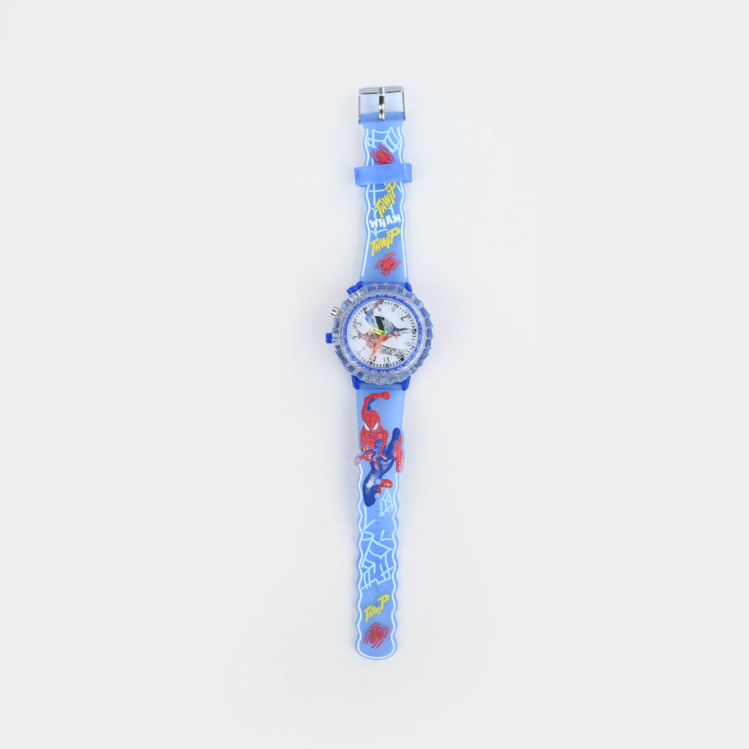 Boys Light-Up Spinner Analog Wrist Watch