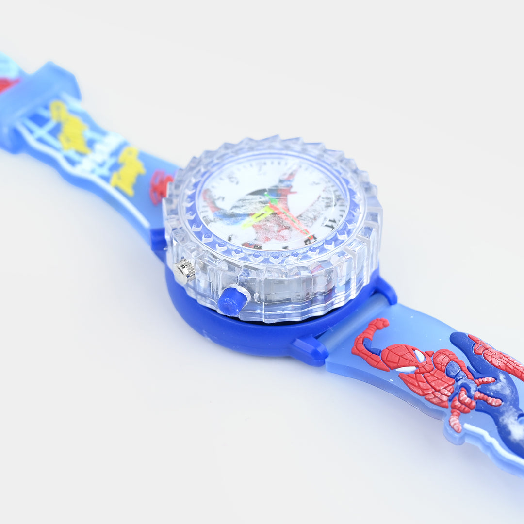 Boys Light-Up Spinner Analog Wrist Watch