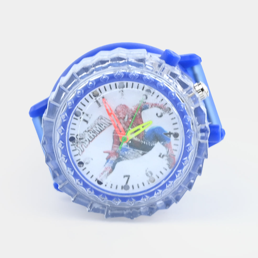 Boys Light-Up Spinner Analog Wrist Watch