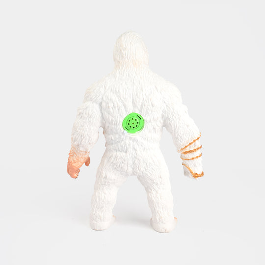 Monster Action Figure – White Furry Collectible Toy