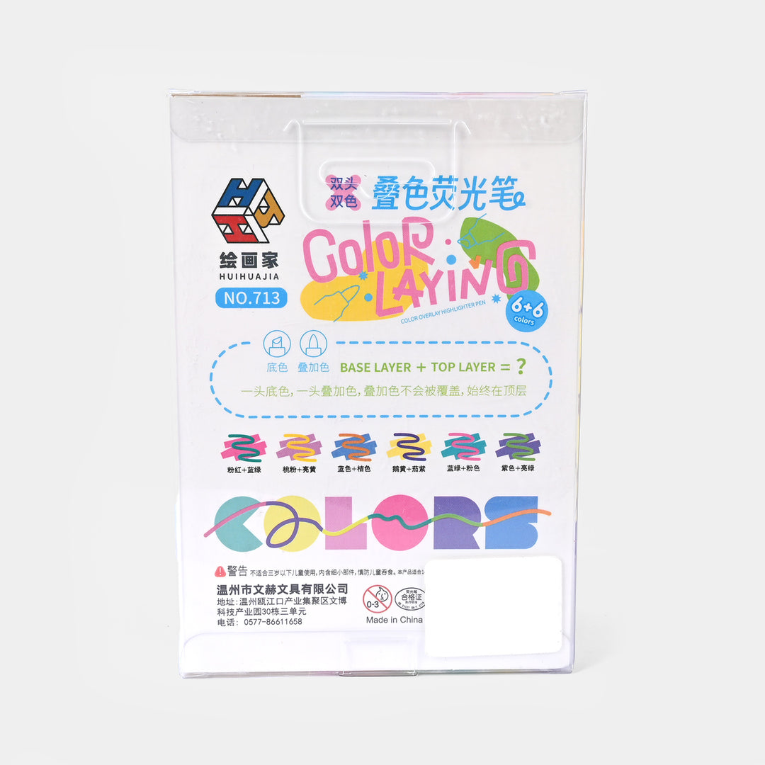 Double Sided Marker Set 6PCs