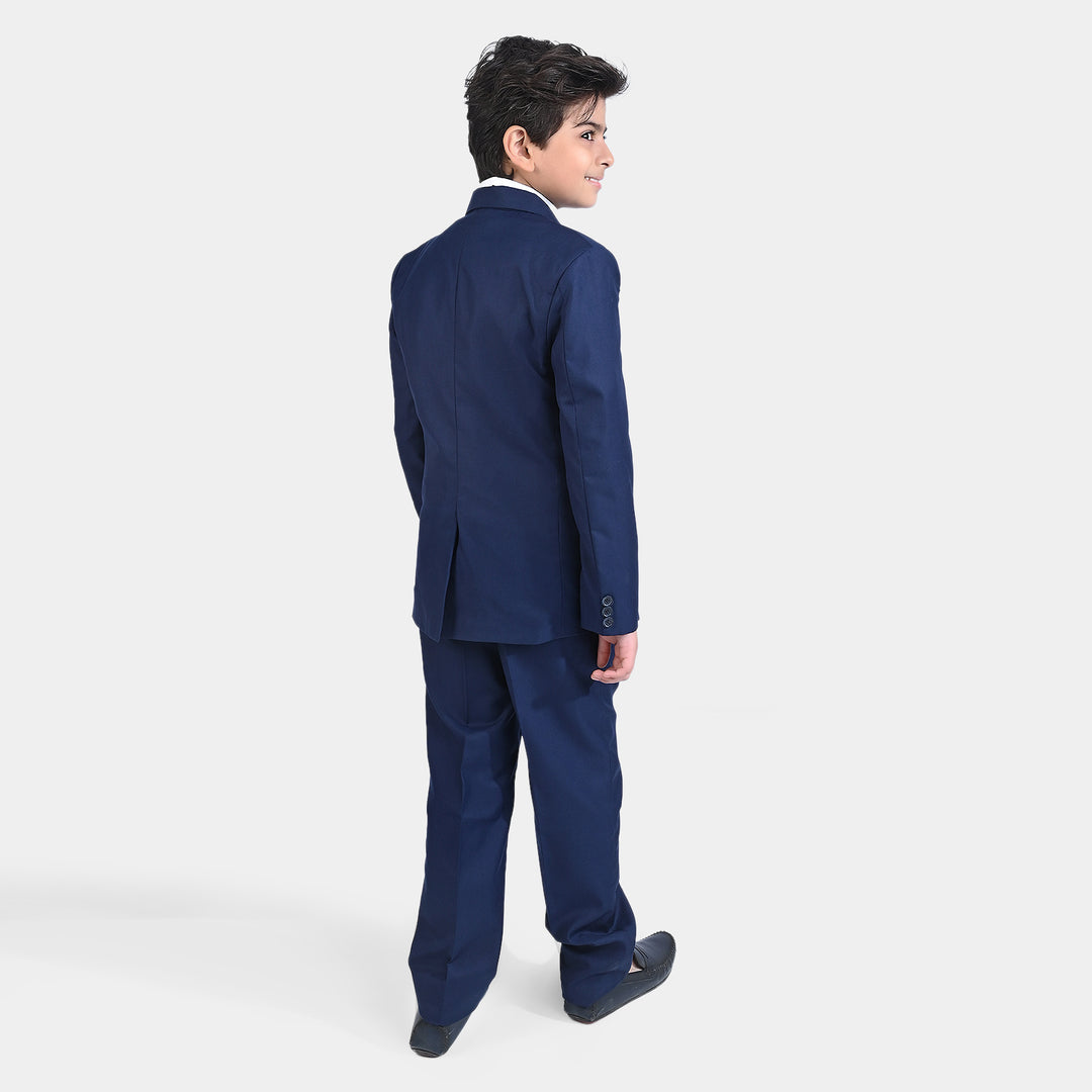 BOYS COAT PANT 3PC SUIT-NAVY BLUE