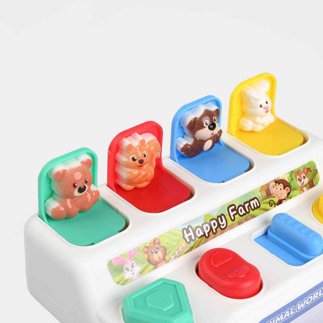 Cute Pet Pop-Up Toy  Interactve Learning Toy for Toddlers (18m+)