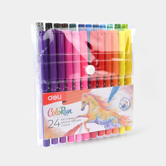 Felt Pen Washable Markers 24Pcs For kids