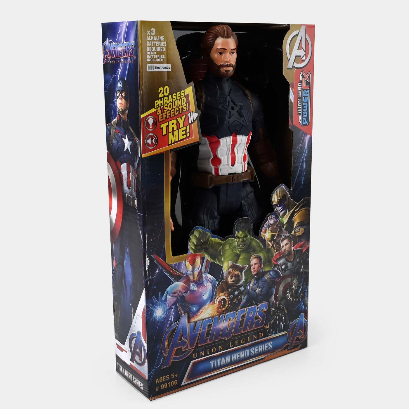 Super Action Hero Figure Toy With Light