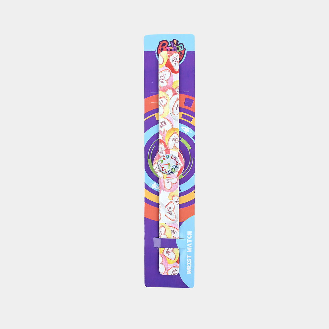 Kids Slap-On Silicone Wrist Watch