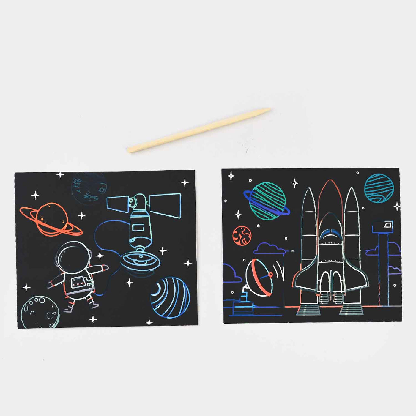 Scratch Art Sketch 6PCs Card For Kids