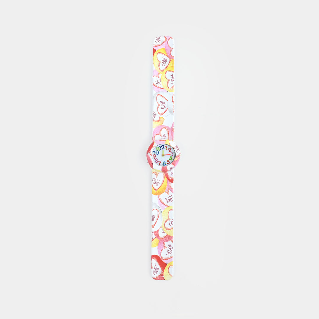 Kids Slap-On Silicone Wrist Watch