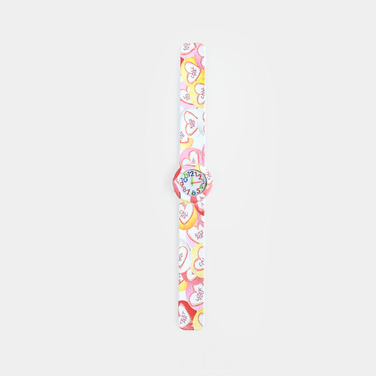 Kids Slap-On Silicone Wrist Watch