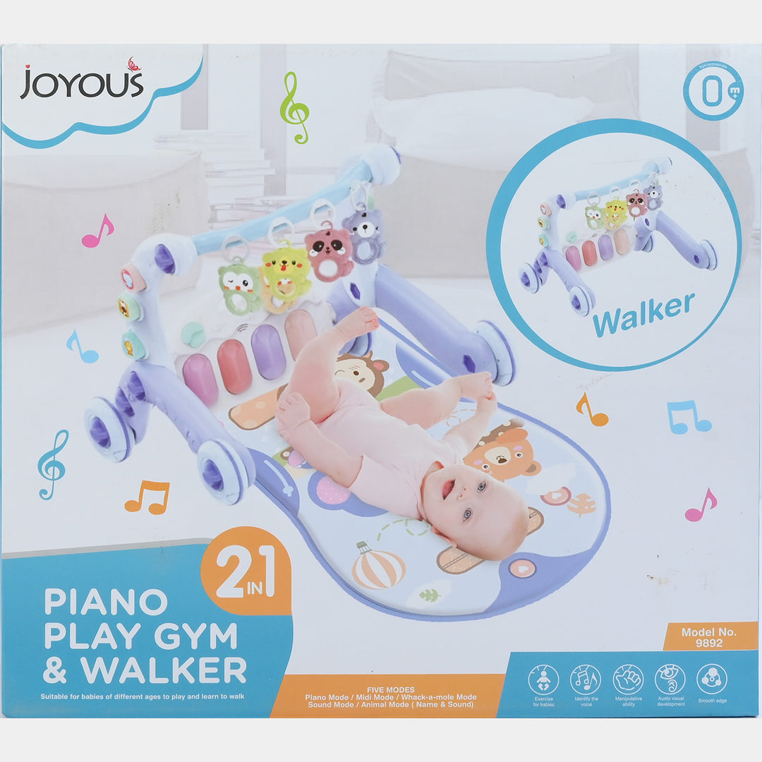 Baby Activity Gym & Push Walker