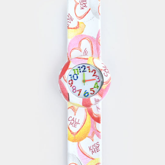 Kids Slap-On Silicone Wrist Watch