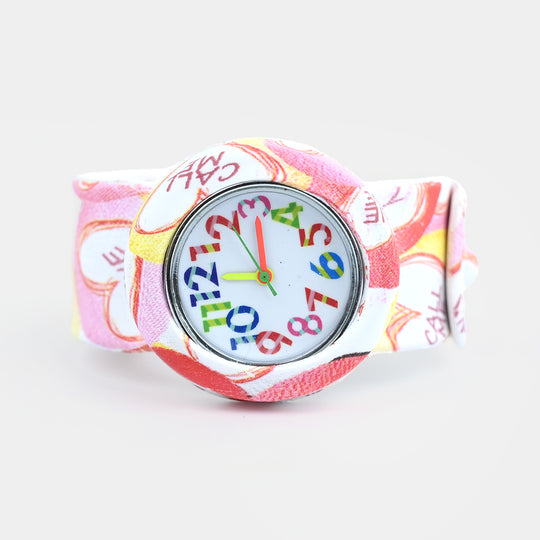Kids Slap-On Silicone Wrist Watch