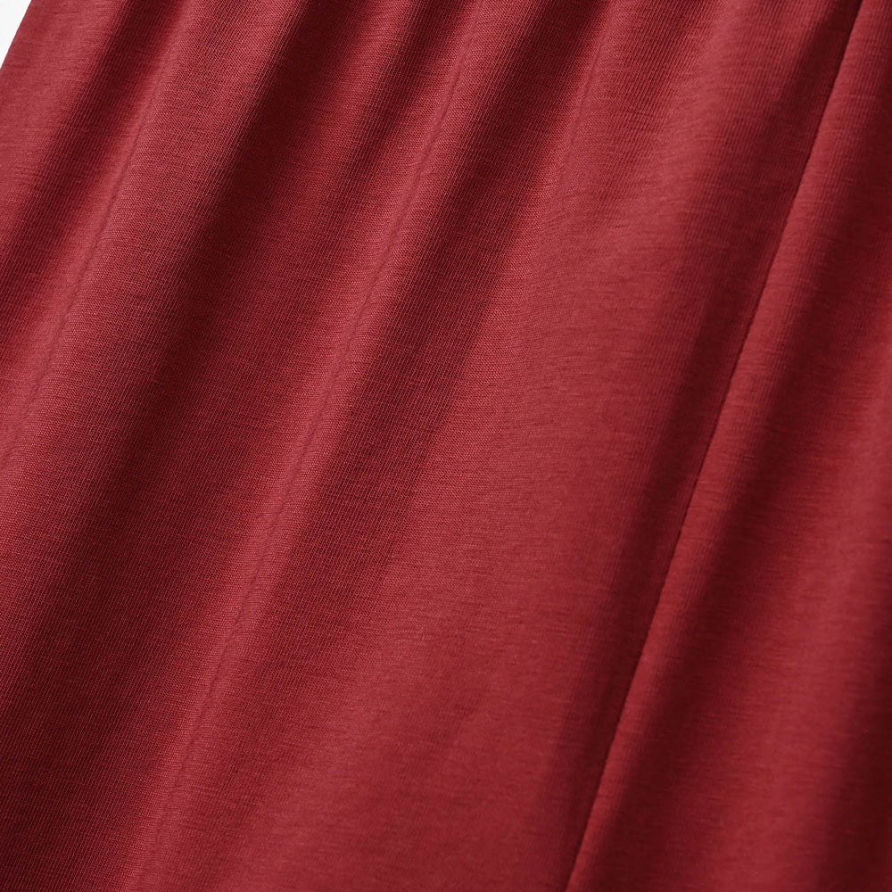 Girls Lycra Jersey Plain Tights Maroon