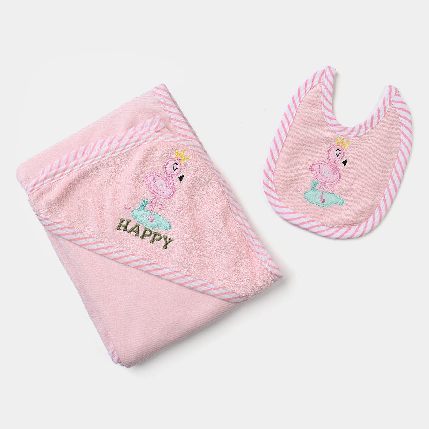 Baby Bath Towel With Bib