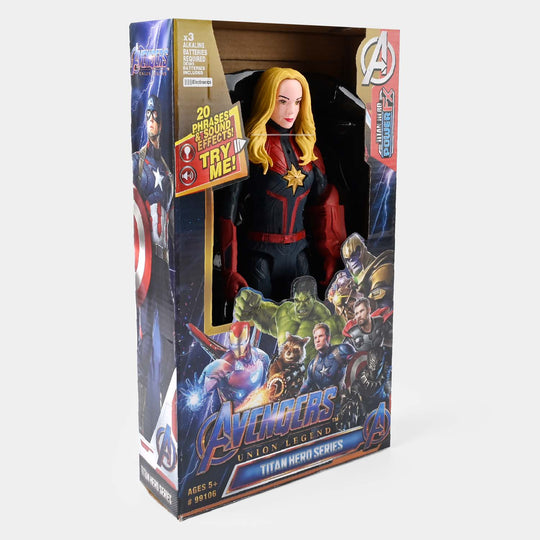 Super Action Hero Figure Toy With Light