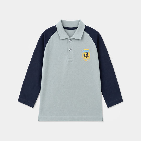 Boys Cotton PK Polo Full Sleeves