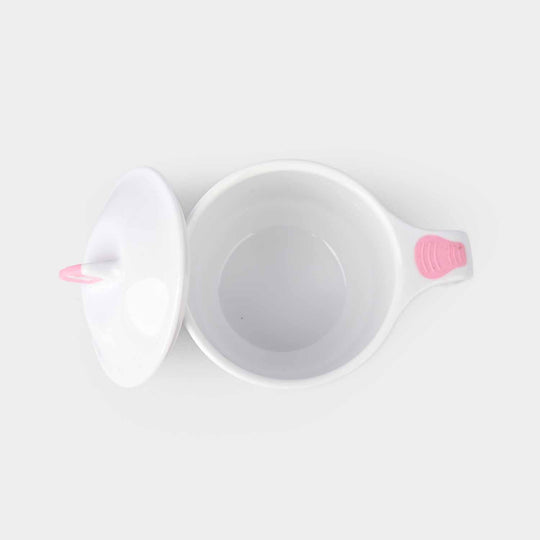 Baby Feeding Training Cup with Lid and Handle – Spill-Proof Toddler Mug