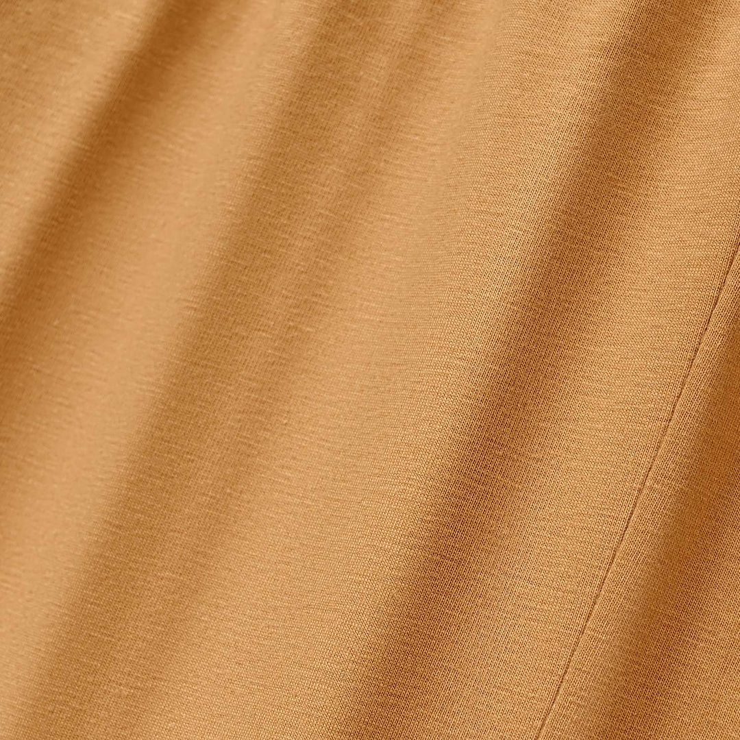 Girls Lycra Jersey Plain Tights - Brown