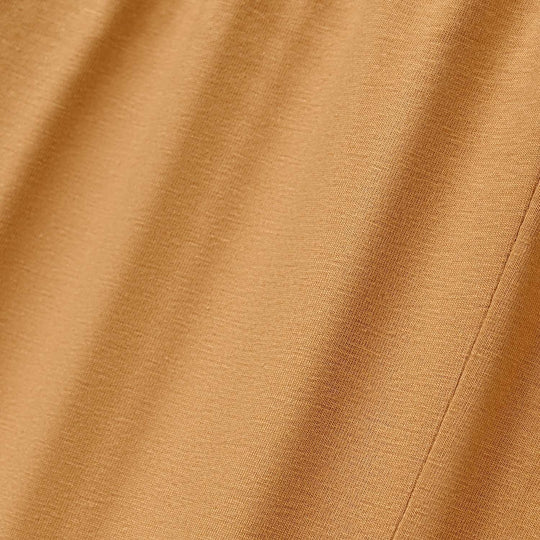 Girls Lycra Jersey Plain Tights - Brown
