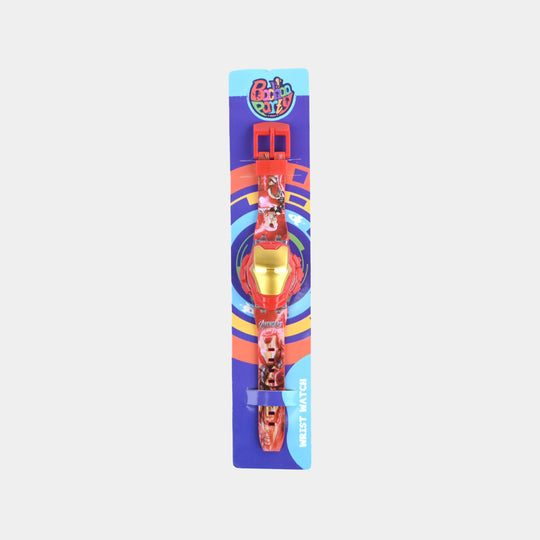 Digital Wristwatch with Flip Cover