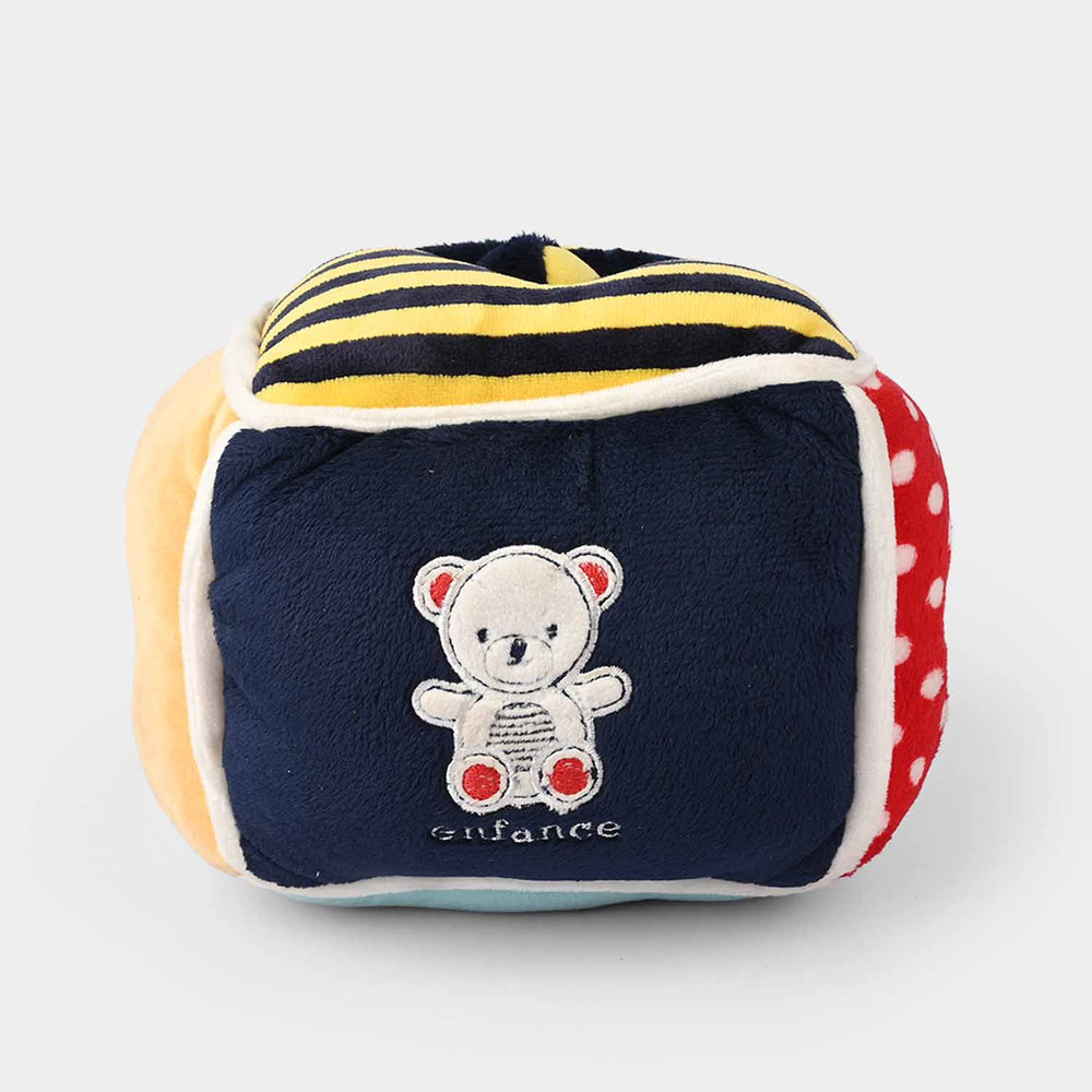 Soft Plush Activity Cube Toy for Babies