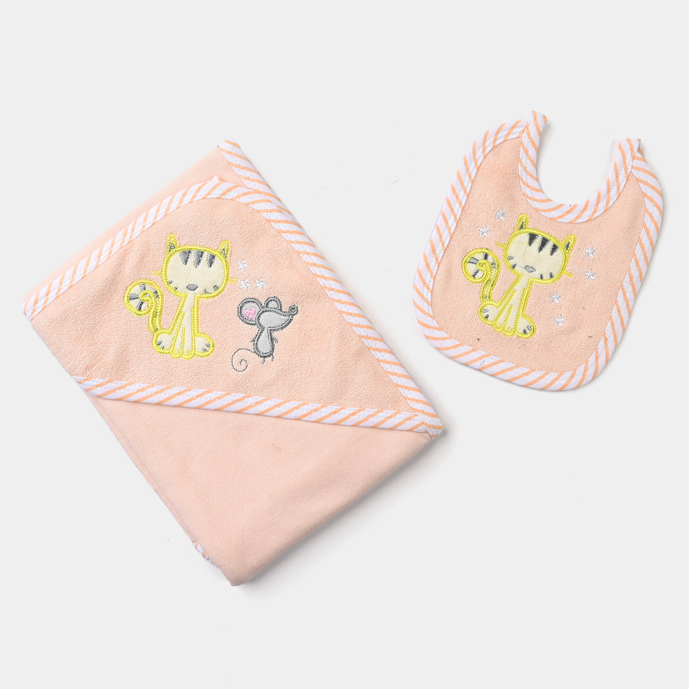 Baby Bath Towel With Bib