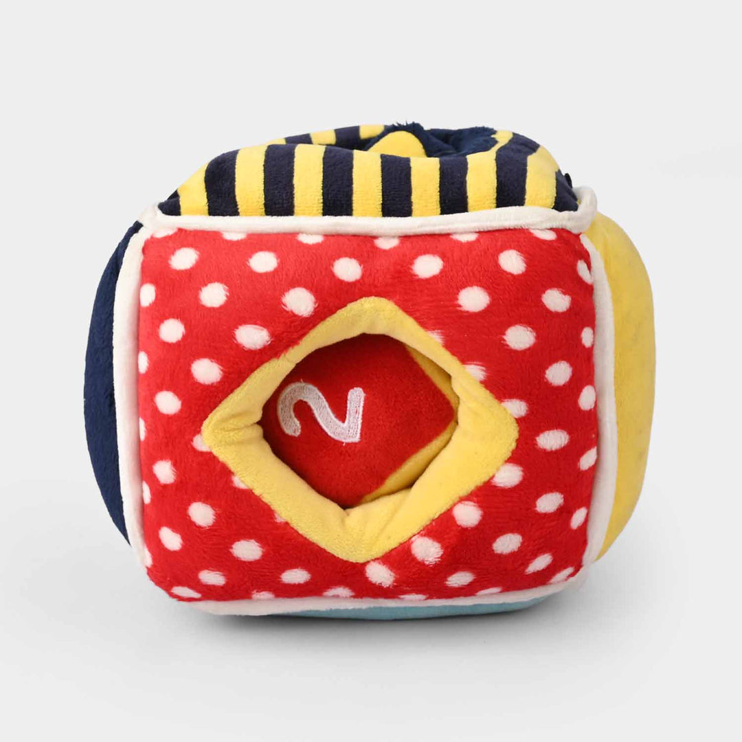 Soft Plush Activity Cube Toy for Babies