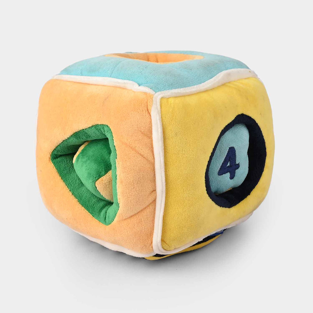 Soft Plush Activity Cube Toy for Babies