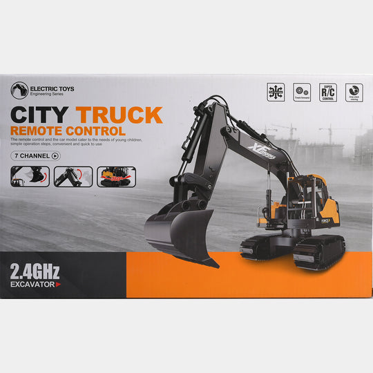 Remote Controlled Excavator Toy Realistic Construction Fun for Kids