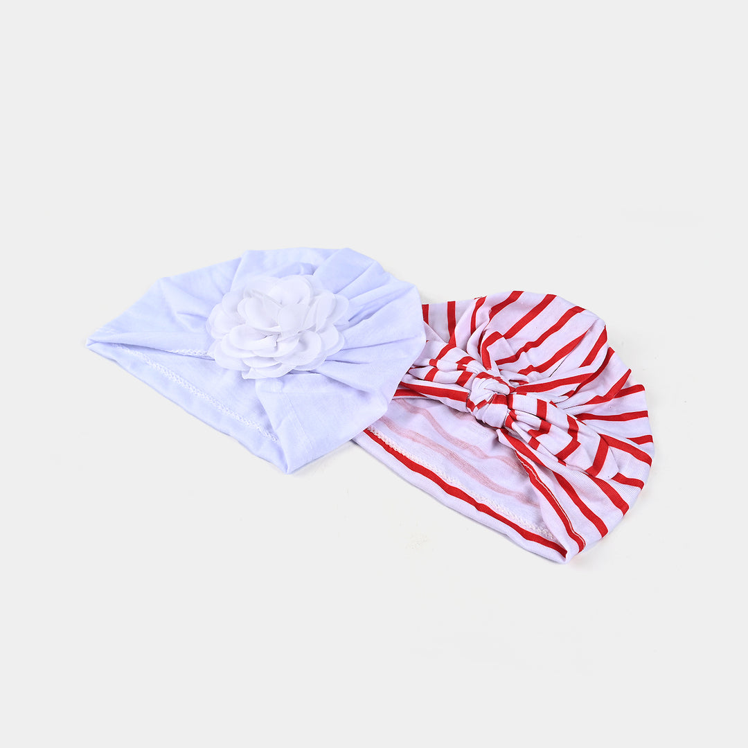 2PCs Baby Cap – Soft, Stretchy & Adorable