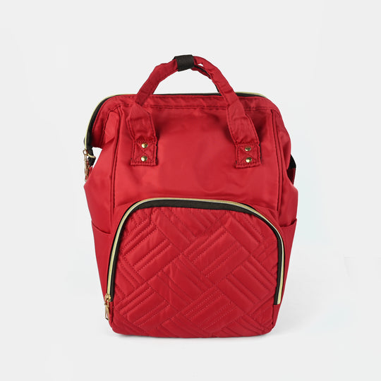 Mother Backpack Sewing Pocket | Maroon