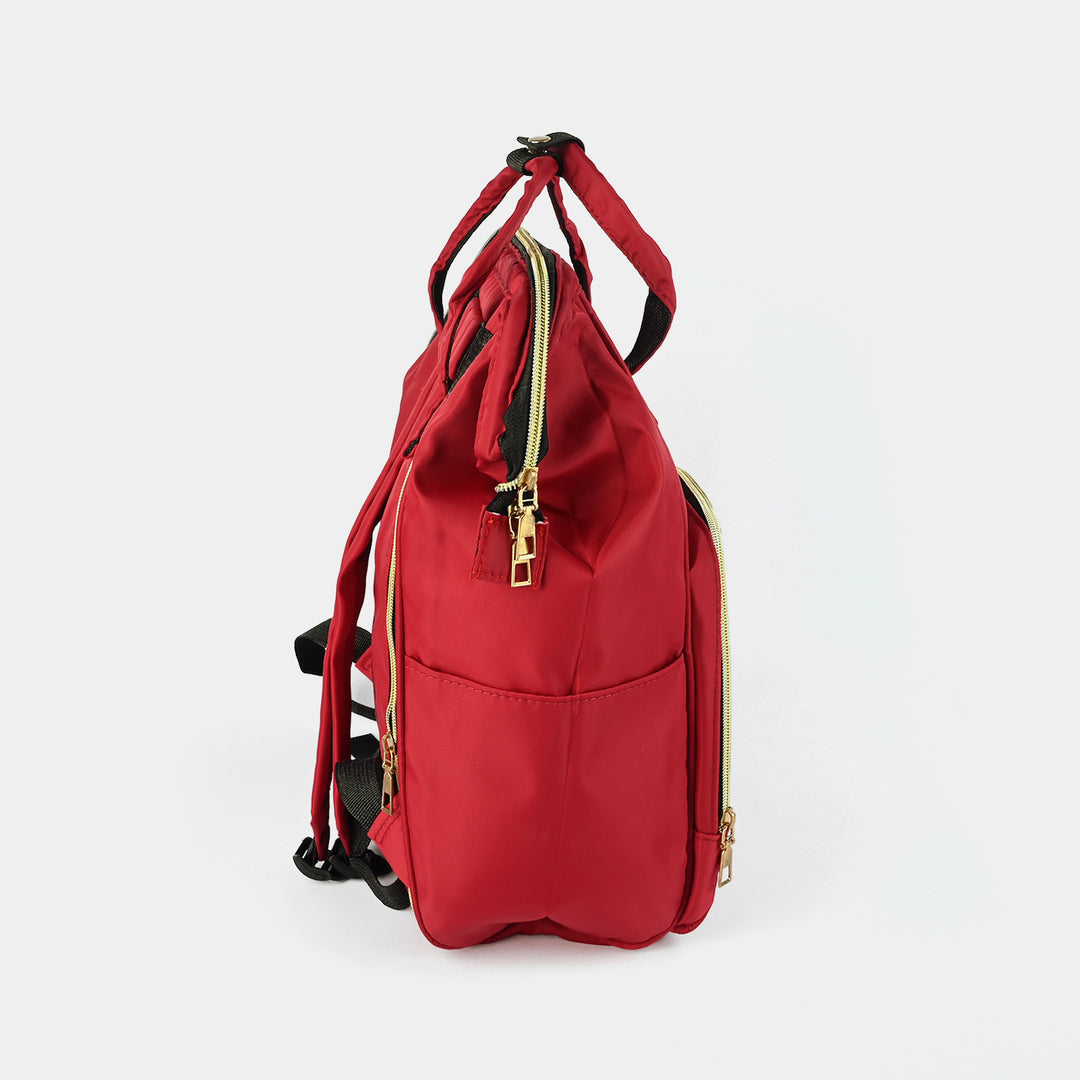 Mother Backpack Sewing Pocket | Maroon