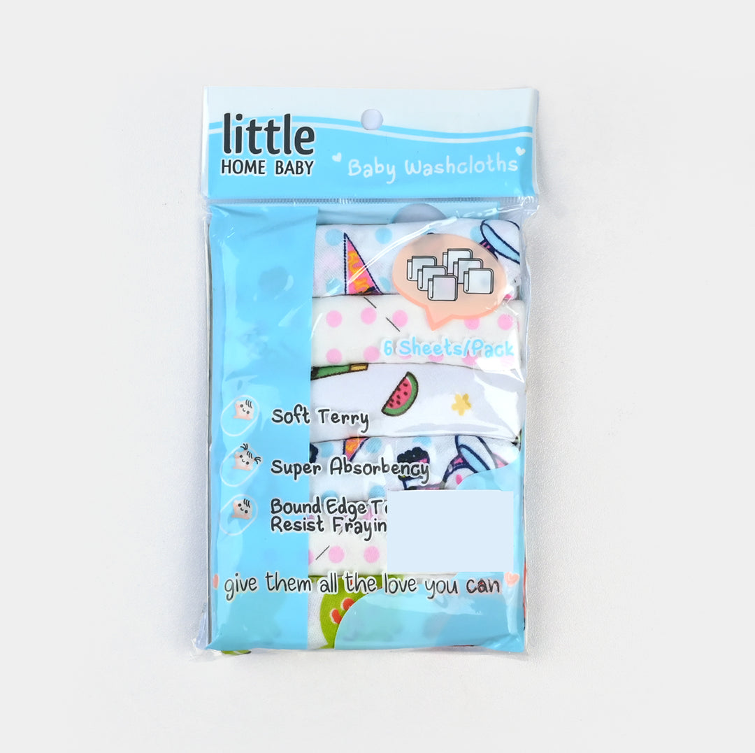 Baby Face towels/Washcloths 6Pcs