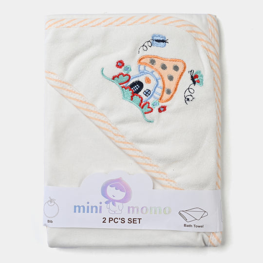 Baby Bath Towel With Bib