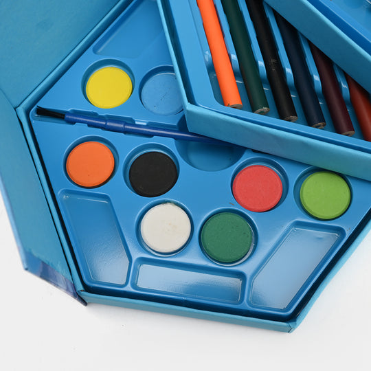 CHARACTER COLOR KIT 46PCS FOR KIDS