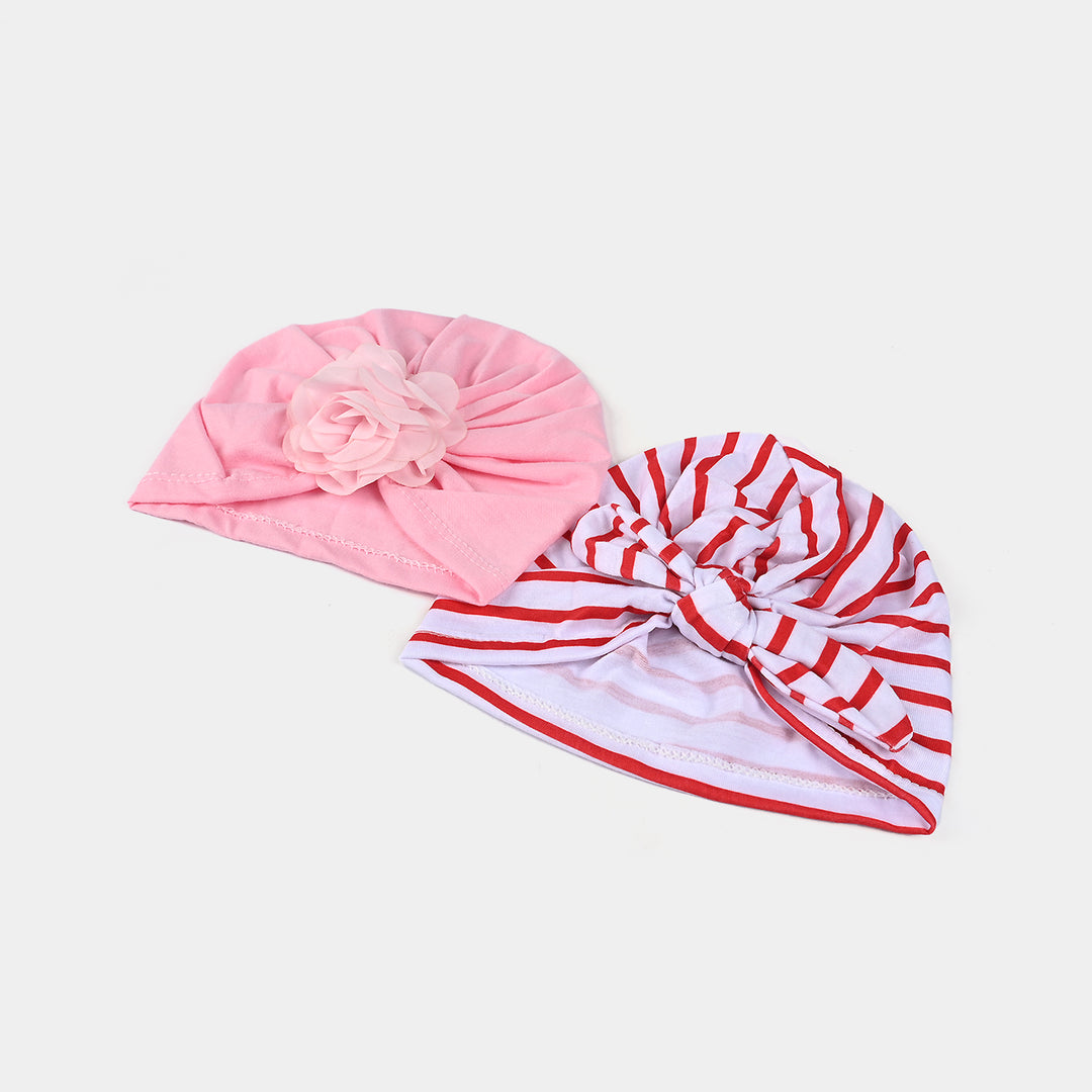 2PCs Baby Cap – Soft, Stretchy & Adorable