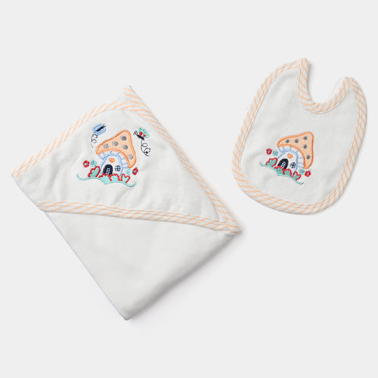 Baby Bath Towel With Bib