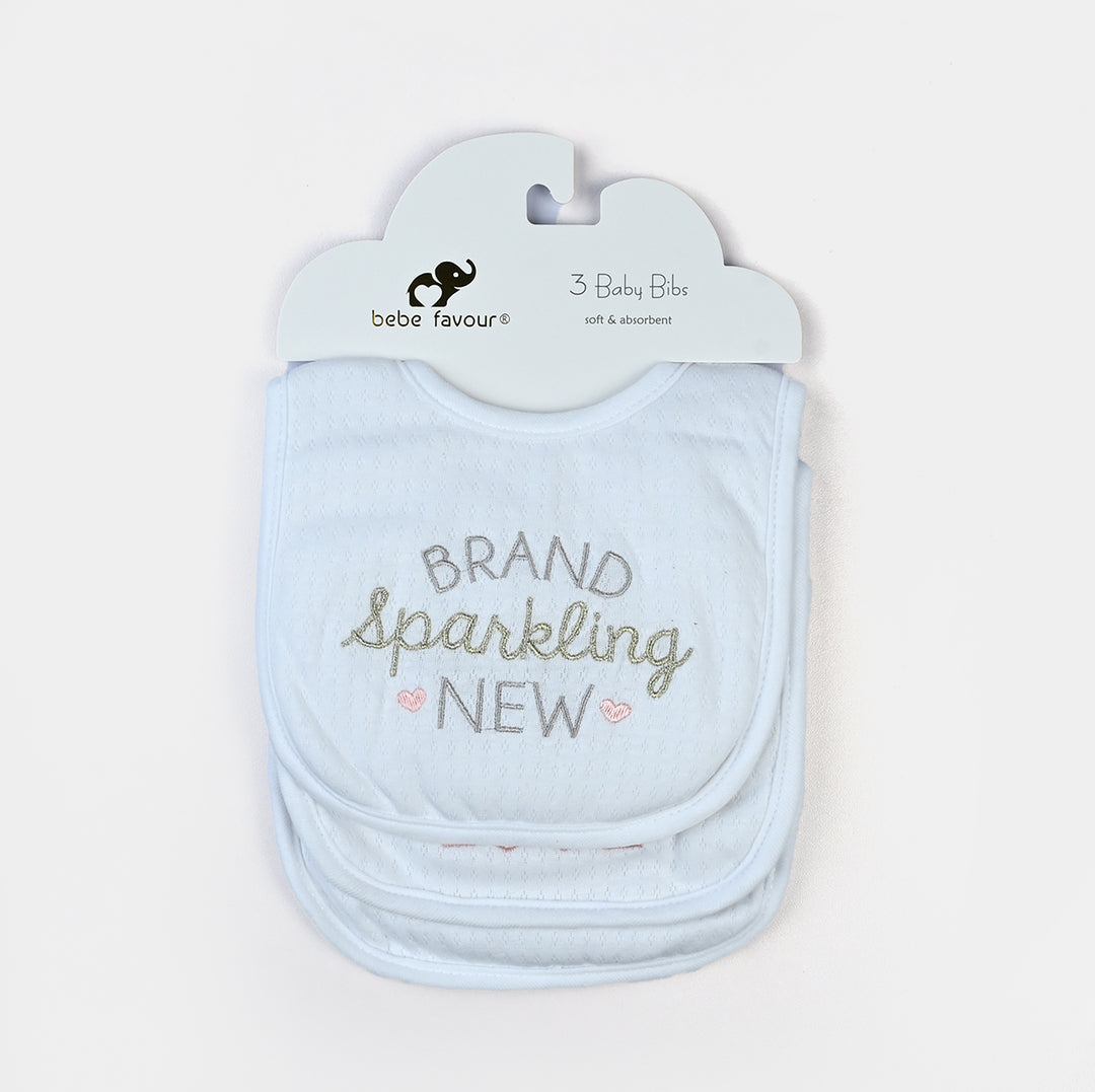 Infant Baby Bib/Apron Pack OF 3 | 0M+