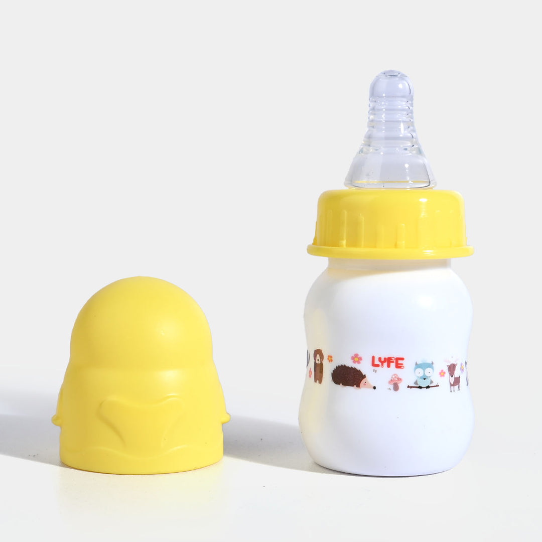 Lyfe Baby Plastic Feeding Bottle 2Oz |60ml |Yellow