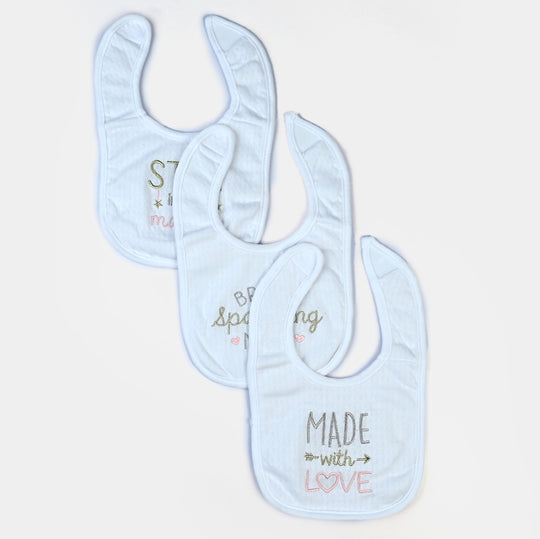 Infant Baby Bib/Apron Pack OF 3 | 0M+