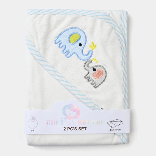 Baby Bath Towel With Bib