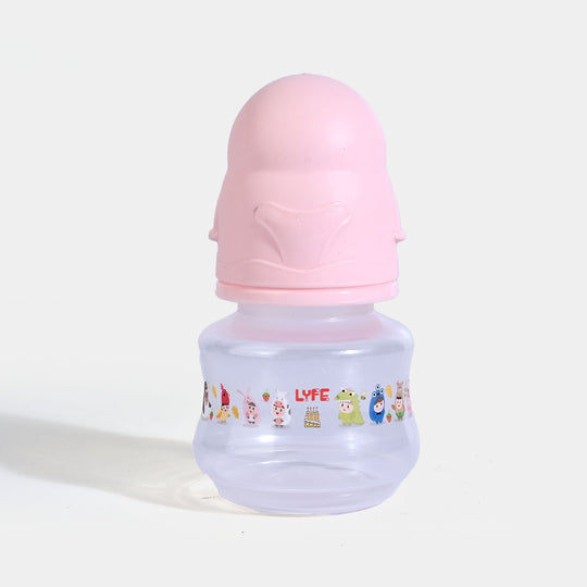 Lyfe Baby Plastic Feeding Bottle 2Oz |60ml |Pink