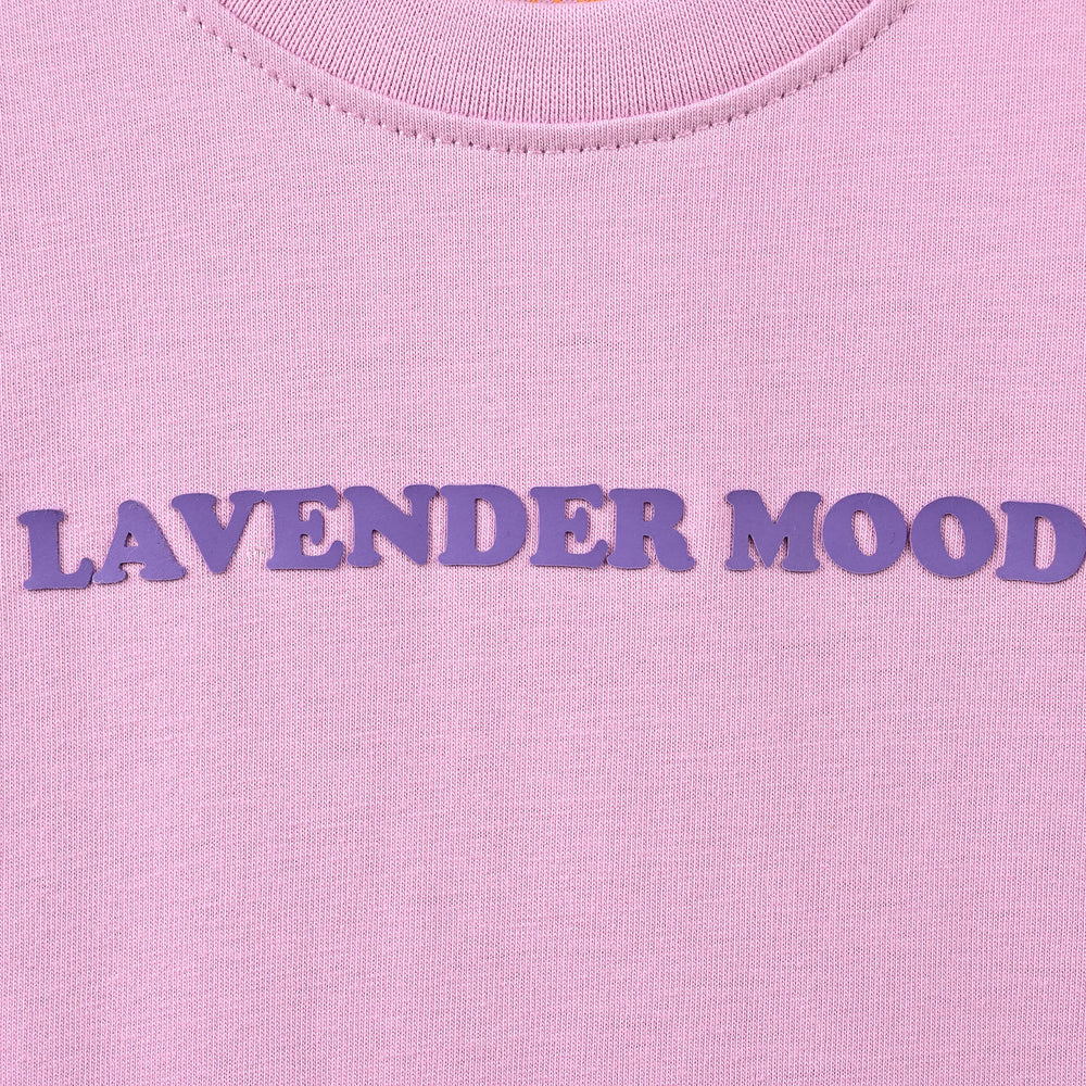 Girls Cotton Jersey T-Shirt Full Sleeves Lavender Mood - Orchid