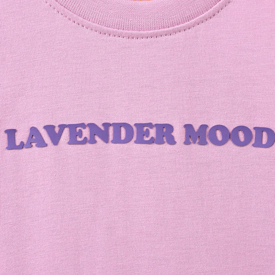 Girls Cotton Jersey T-Shirt Full Sleeves Lavender Mood - Orchid
