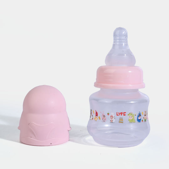 Lyfe Baby Plastic Feeding Bottle 2Oz |60ml |Pink